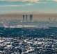Una capa de contaminación sobre la ciudad de Madrid/ Fuente: Pedro Armestre/ Greenpeace