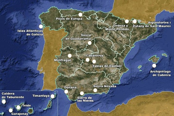 aves parques nacionales españa