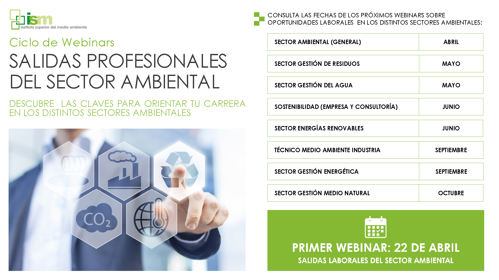 webinar salidas sector ambiental